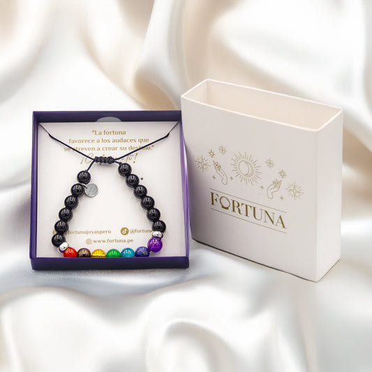 Brazalete 7 Chakras Piedras Naturales ✨
