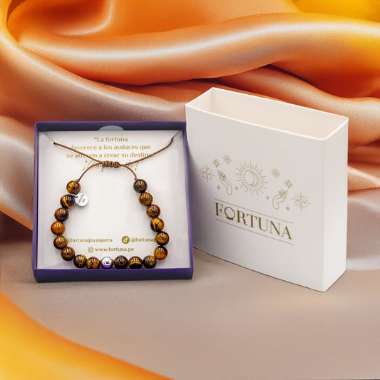Pulsera de Ojo de Tigre – Poder Terrenal y Protección Ancestral 👁️
